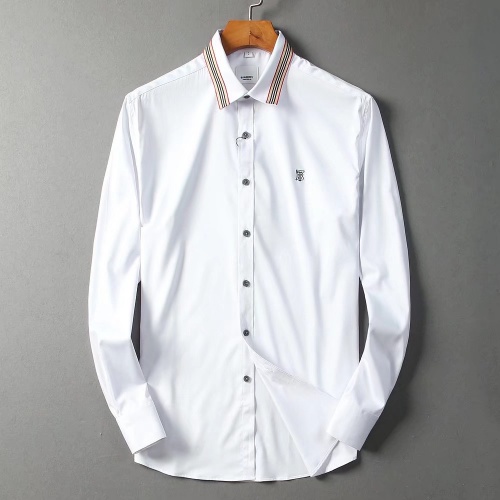 Burberry Shirts Long Sleeved For Men #822459 $42.00 USD, Wholesale Replica Burberry Shirts