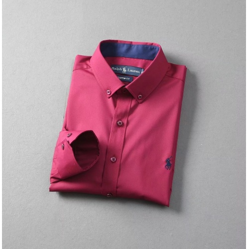 Replica Ralph Lauren Polo Shirts Long Sleeved For Men #822462 $40.00 USD for Wholesale