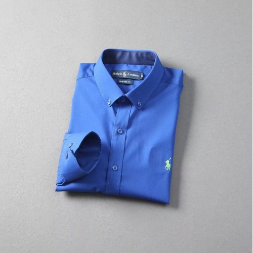 Replica Ralph Lauren Polo Shirts Long Sleeved For Men #822464 $40.00 USD for Wholesale