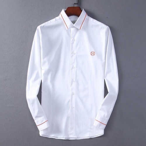 Hermes Shirts Long Sleeved For Men #822472 $42.00 USD, Wholesale Replica Hermes Shirts