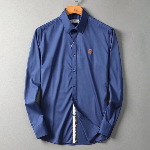 Hermes Shirts Long Sleeved For Men #822473 $42.00 USD, Wholesale Replica Hermes Shirts