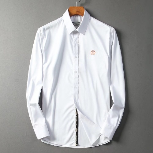 Hermes Shirts Long Sleeved For Men #822474 $42.00 USD, Wholesale Replica Hermes Shirts