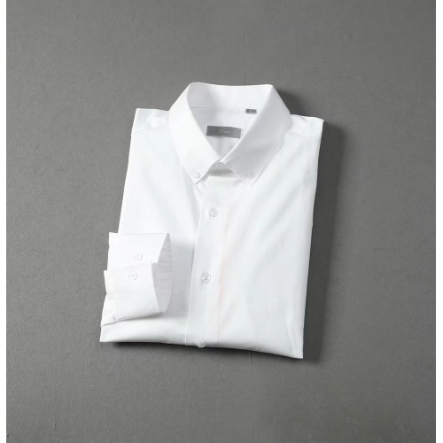 Replica Christian Dior Shirts Long Sleeved For Men #822482 $42.00 USD for Wholesale