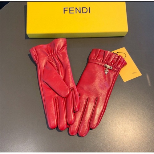 Replica Fendi Gloves For Women #822512 $56.00 USD for Wholesale