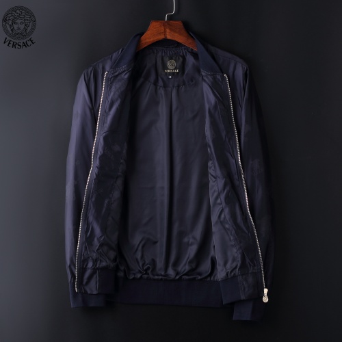 Replica Versace Jackets Long Sleeved For Men #822566 $72.00 USD for Wholesale