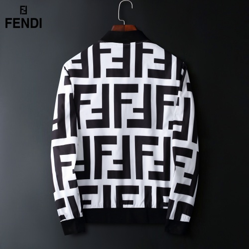 Replica Fendi Jackets Long Sleeved For Men #822570 $72.00 USD for Wholesale