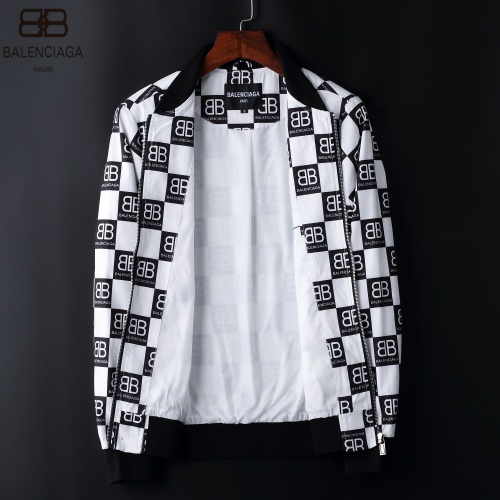 Replica Balenciaga Jackets Long Sleeved For Men #822571 $72.00 USD for Wholesale