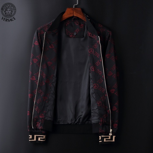 Replica Versace Jackets Long Sleeved For Men #822573 $72.00 USD for Wholesale