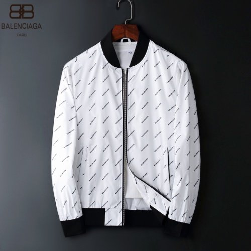 Balenciaga Jackets Long Sleeved For Men #822576 $72.00 USD, Wholesale Replica Balenciaga Coats &amp; Jackets