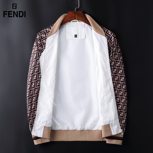 Replica Fendi Jackets Long Sleeved For Men #822579 $72.00 USD for Wholesale