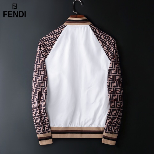 Replica Fendi Jackets Long Sleeved For Men #822579 $72.00 USD for Wholesale