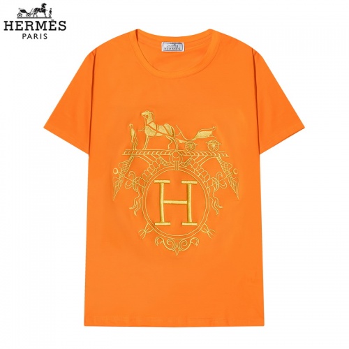 Hermes T-Shirts Short Sleeved For Men #822847 $29.00 USD, Wholesale Replica Hermes T-Shirts