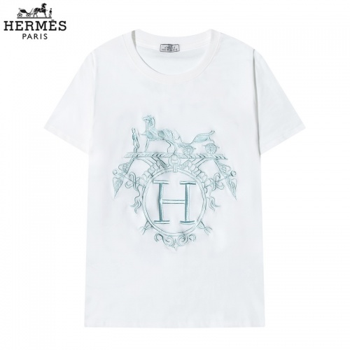 Hermes T-Shirts Short Sleeved For Men #822848 $29.00 USD, Wholesale Replica Hermes T-Shirts