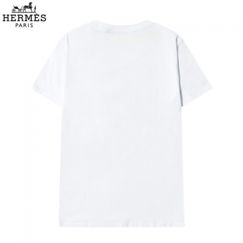 Replica Hermes T-Shirts Short Sleeved For Men #822848 $29.00 USD for Wholesale