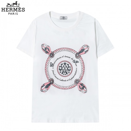 Hermes T-Shirts Short Sleeved For Men #822860 $29.00 USD, Wholesale Replica Hermes T-Shirts