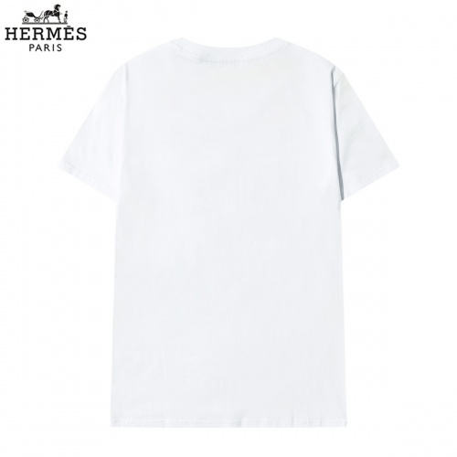 Replica Hermes T-Shirts Short Sleeved For Men #822860 $29.00 USD for Wholesale