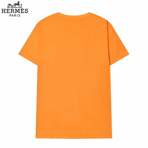 Replica Hermes T-Shirts Short Sleeved For Men #822861 $29.00 USD for Wholesale
