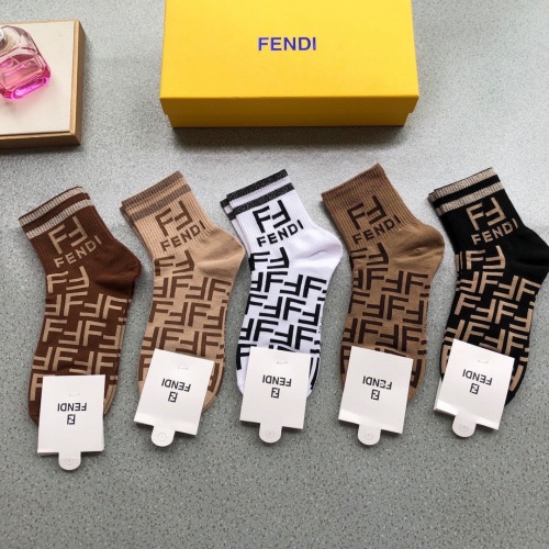 Fendi Socks #823059 $26.00 USD, Wholesale Replica Fendi Socks