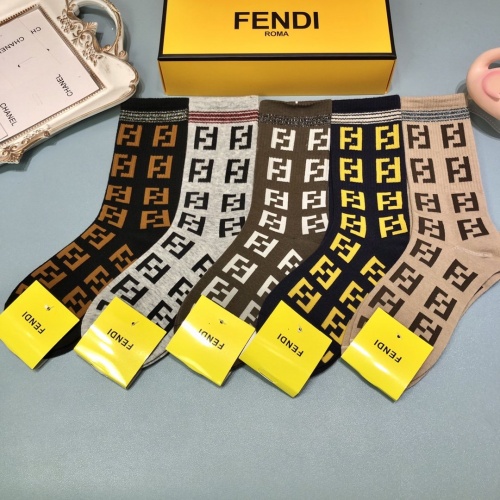 Fendi Socks #823066 $30.00 USD, Wholesale Replica Fendi Socks