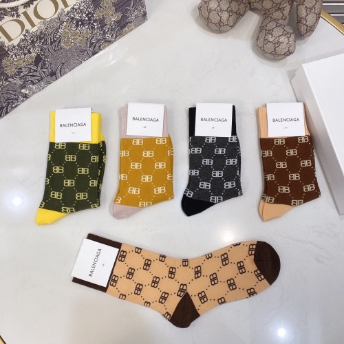 Replica Balenciaga Socks #823090 $28.00 USD for Wholesale