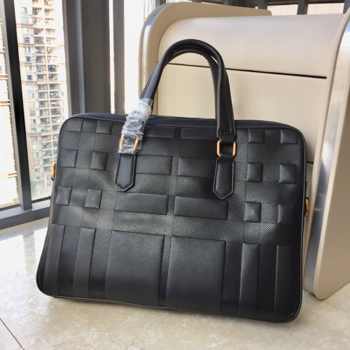 Replica Burberry AAA Man Handbags #823106 $105.00 USD for Wholesale