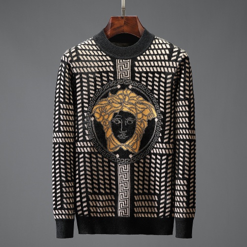 Versace Sweaters Long Sleeved For Men #823108 $52.00 USD, Wholesale Replica Versace Sweaters