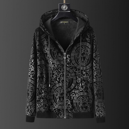Replica Versace Tracksuits Long Sleeved For Men #823242 $102.00 USD for Wholesale