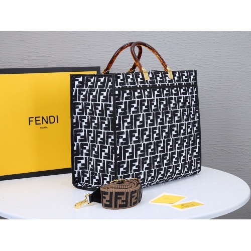 Replica Fendi AAA Quality Tote-Handbags For Women #823344 $98.00 USD for Wholesale