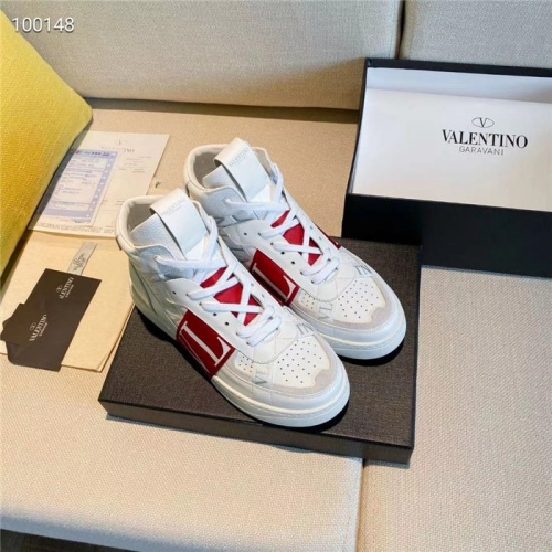 Replica Valentino High Tops Shoes For Women #823351 $118.00 USD for Wholesale