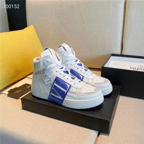 Replica Valentino High Tops Shoes For Women #823352 $118.00 USD for Wholesale