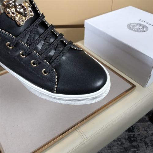 Replica Versace High Tops Shoes For Men #823447 $80.00 USD for Wholesale
