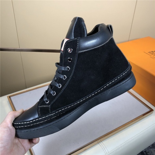 Replica Hermes High Tops Shoes For Men #823473 $80.00 USD for Wholesale