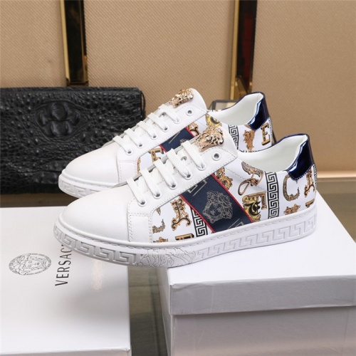 Replica Versace Casual Shoes For Men #823581 $76.00 USD for Wholesale