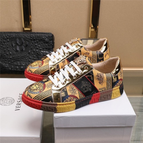 Replica Versace Casual Shoes For Men #823583 $76.00 USD for Wholesale