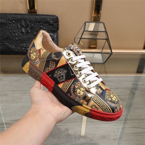 Replica Versace Casual Shoes For Men #823583 $76.00 USD for Wholesale