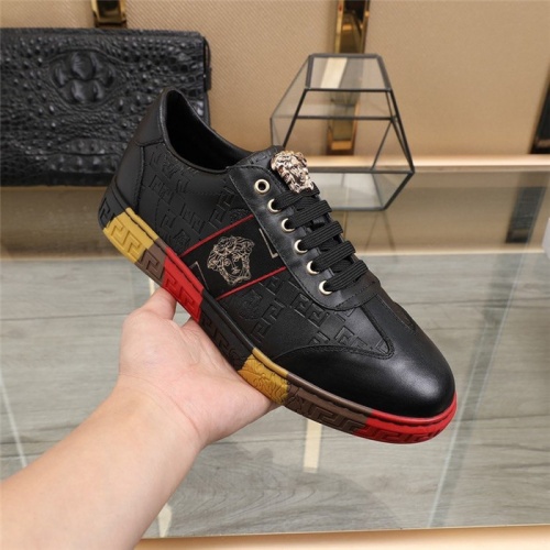 Replica Versace Casual Shoes For Men #823585 $76.00 USD for Wholesale