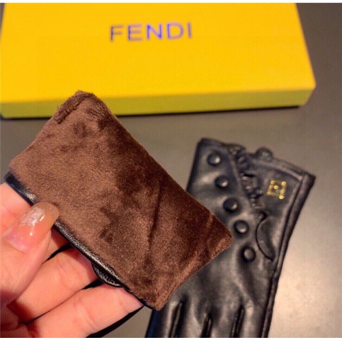 Replica Fendi Gloves For Women #823701 $52.00 USD for Wholesale