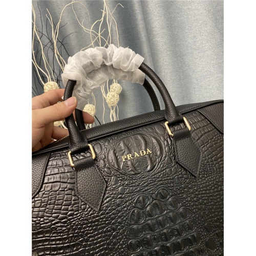 Replica Prada AAA Man Handbags #823739 $125.00 USD for Wholesale