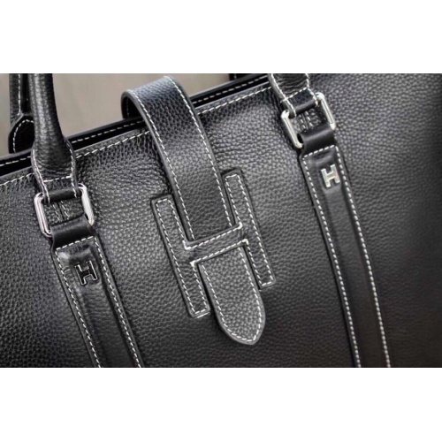 Replica Hermes AAA Man Handbags #823742 $122.00 USD for Wholesale