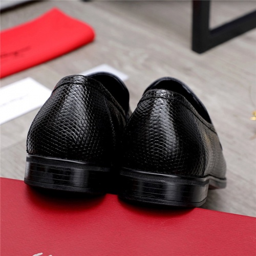 Replica Salvatore Ferragamo Leather Shoes For Men #823768 $76.00 USD for Wholesale