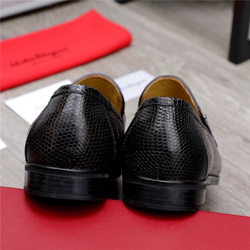 Replica Salvatore Ferragamo Leather Shoes For Men #823769 $76.00 USD for Wholesale