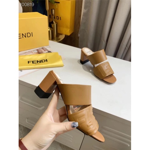 Replica Fendi Sandal For Women #823920 $80.00 USD for Wholesale