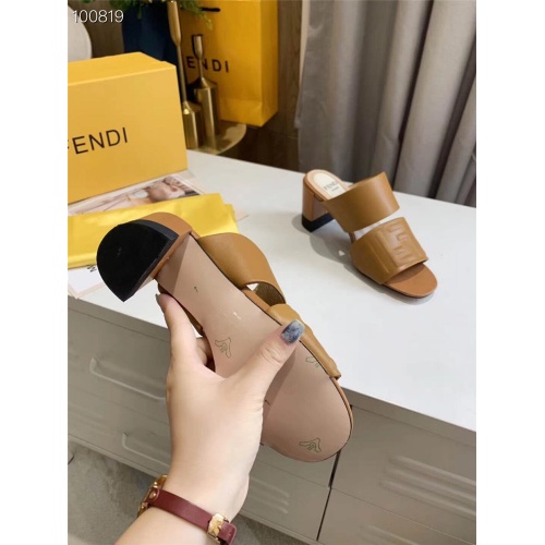 Replica Fendi Sandal For Women #823920 $80.00 USD for Wholesale