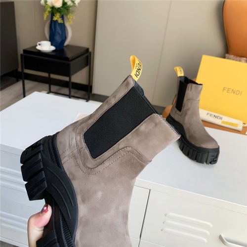 Replica Fendi Boots For Women #823926 $112.00 USD for Wholesale