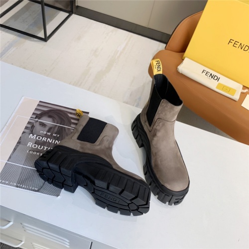 Replica Fendi Boots For Women #823926 $112.00 USD for Wholesale