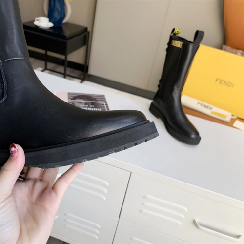 Replica Fendi Boots For Women #823929 $118.00 USD for Wholesale