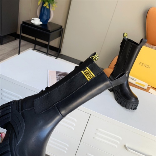 Replica Fendi Boots For Women #823931 $125.00 USD for Wholesale
