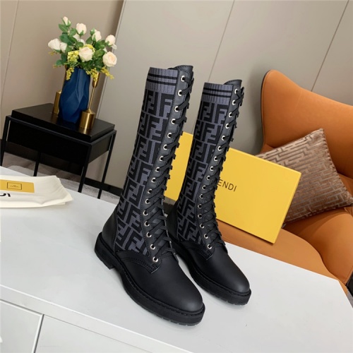 Fendi Boots For Women #823932 $125.00 USD, Wholesale Replica Fendi Fashion Boots