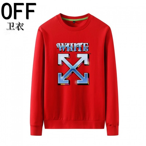 Off-White Hoodies Long Sleeved For Men #823979 $40.00 USD, Wholesale Replica Off-White Hoodies