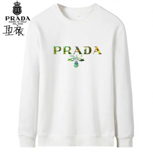 Prada Hoodies Long Sleeved For Men #824003 $40.00 USD, Wholesale Replica Prada Hoodies